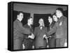 President Harry S. Truman Greeting Members of the Future Farmers of America-null-Framed Stretched Canvas