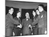 President Harry S. Truman Greeting Members of the Future Farmers of America-null-Mounted Photographic Print