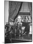 President Harry S. Truman Sitting in Chair Used by Formed President Franklin D. Roosevelt-Marie Hansen-Mounted Photographic Print
