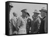 President Harry Truman and General Dwight Eisenhower Enroute to the Potsdam Conference-null-Framed Stretched Canvas