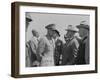 President Harry Truman and General Dwight Eisenhower Enroute to the Potsdam Conference-null-Framed Photo