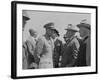 President Harry Truman and General Dwight Eisenhower Enroute to the Potsdam Conference-null-Framed Photo