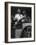 President Harry Truman Delivering His Acceptance Speech at Democratic National Convention-null-Framed Photo