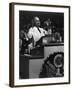 President Harry Truman Delivering His Acceptance Speech at Democratic National Convention-null-Framed Photo