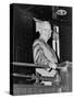 President Harry Truman During His Whistle Stop Campaign in 1948-null-Stretched Canvas