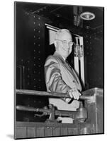 President Harry Truman During His Whistle Stop Campaign in 1948-null-Mounted Photo