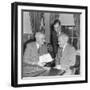 President Harry Truman Meeting with Pm David Ben-Gurion (Seated) and Ambassador Abba Eban of Israel-null-Framed Photo