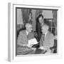 President Harry Truman Meeting with Pm David Ben-Gurion (Seated) and Ambassador Abba Eban of Israel-null-Framed Photo