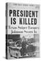 President Is Killed', Front Page of the 'Chicago Daily News', 22nd November 1963-null-Stretched Canvas