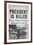 President Is Killed', Front Page of the 'Chicago Daily News', 22nd November 1963-null-Framed Giclee Print