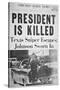 President Is Killed', Front Page of the 'Chicago Daily News', 22nd November 1963-null-Stretched Canvas