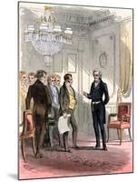 President Jackson Receiving Delegates in the White House-null-Mounted Giclee Print