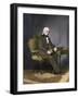 President James K. Polk at His Desk-null-Framed Giclee Print