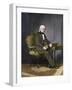 President James K. Polk at His Desk-null-Framed Giclee Print