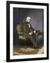 President James K. Polk at His Desk-null-Framed Giclee Print