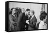 President Jimmy Carter Greets Mohammed Ali at a White House Dinner, Sept. 7, 1978-null-Framed Stretched Canvas