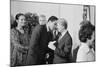 President Jimmy Carter Greets Mohammed Ali at a White House Dinner, Sept. 7, 1978-null-Mounted Photo