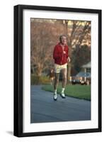 President Jimmy Carter Jogging. Nov. 20 1978-null-Framed Photo