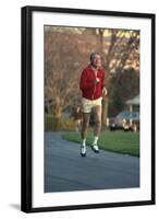 President Jimmy Carter Jogging. Nov. 20 1978-null-Framed Photo