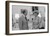 President Jimmy Carter with Congresswoman Geraldine Ferraro, Ca. 1979-null-Framed Photo