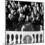 President Joh F. Kennedy Being Sworn in at the Inaugural Ceremony-null-Mounted Photographic Print