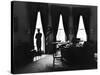 President John F. Kennedy and Attorney Gen. Robert F. Kennedy in the Oval Office at the White House-Art Rickerby-Stretched Canvas