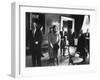 President John F. Kennedy and His Wife on the Day of President Kennedy's Inauguration Ceremony-Ed Clark-Framed Photographic Print