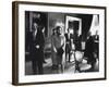 President John F. Kennedy and His Wife on the Day of President Kennedy's Inauguration Ceremony-Ed Clark-Framed Photographic Print