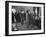 President John F. Kennedy and R. Sargent Shriver Greeting People at White House-null-Framed Photographic Print