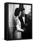 President John F. Kennedy, and Wife Jackie Greeting Guests at Party for Nobel Prize Winners-Art Rickerby-Framed Stretched Canvas