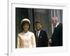 President John F. Kennedy and Wife Jacqueline Visiting W. French Pres. Charles De Gaulle in Paris-null-Framed Premium Photographic Print