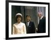 President John F. Kennedy and Wife Jacqueline Visiting W. French Pres. Charles De Gaulle in Paris-null-Framed Premium Photographic Print