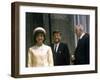 President John F. Kennedy and Wife Jacqueline Visiting W. French Pres. Charles De Gaulle in Paris-null-Framed Photographic Print