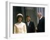 President John F. Kennedy and Wife Jacqueline Visiting W. French Pres. Charles De Gaulle in Paris-null-Framed Photographic Print