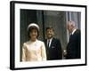 President John F. Kennedy and Wife Jacqueline Visiting W. French Pres. Charles De Gaulle in Paris-null-Framed Photographic Print