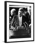 President John F. Kennedy Delivers Inaugural Address after Taking Oath of Office, January 20, 1961-null-Framed Photographic Print