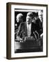 President John F. Kennedy Delivers Inaugural Address after Taking Oath of Office, January 20, 1961-null-Framed Photographic Print