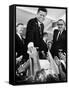 President John F. Kennedy, During His Western Trip to Inspect Dams and Power Projects-John Loengard-Framed Stretched Canvas