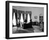 President John F. Kennedy in Oval Office with Brother, Attorney General Robert F. Kennedy-Art Rickerby-Framed Premium Photographic Print