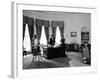 President John F. Kennedy in Oval Office with Brother, Attorney General Robert F. Kennedy-Art Rickerby-Framed Photographic Print