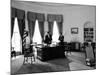 President John F. Kennedy in Oval Office with Brother, Attorney General Robert F. Kennedy-Art Rickerby-Mounted Photographic Print