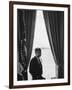 President John F. Kennedy in the Oval Office During the Steel Crisis-null-Framed Photographic Print