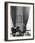 President John F. Kennedy in the Oval Office During the Steel Crisis-null-Framed Photographic Print