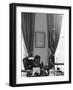 President John F. Kennedy in the Oval Office During the Steel Crisis-null-Framed Photographic Print