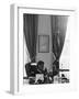 President John F. Kennedy in the Oval Office During the Steel Crisis-null-Framed Photographic Print