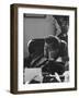 President John F. Kennedy on the Telephone in the Oval Office During the Steel Crisis-Art Rickerby-Framed Premium Photographic Print