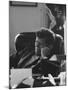 President John F. Kennedy on the Telephone in the Oval Office During the Steel Crisis-Art Rickerby-Mounted Photographic Print