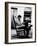 President John F. Kennedy Sitting Alone, Thoughtfully, in His Rocking Chair in the Oval Office-Paul Schutzer-Framed Photographic Print