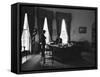 President John F. Kennedy Speaking with Brother, Attorney General Robert F. Kennedy-Art Rickerby-Framed Stretched Canvas