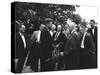 President John F. Kennedy Visits with Reporters-Stocktrek Images-Stretched Canvas